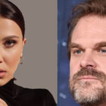 Millie Bobby Brown and David Harbour