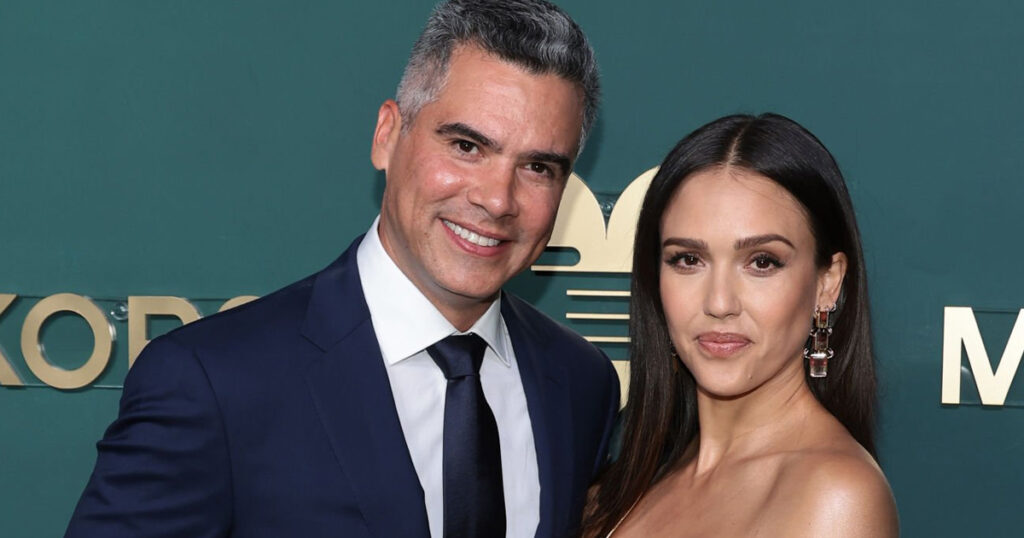 Cash Warren and Jessica Alba