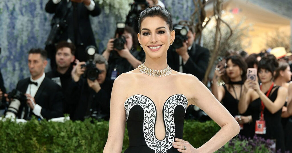 Anne Hathaway attends the 2026 Met Gala celebrating