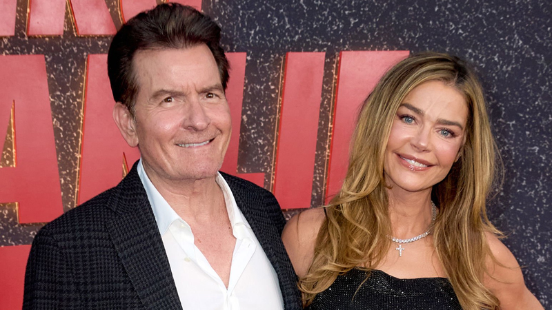 Charlie Sheen and Denise Richards