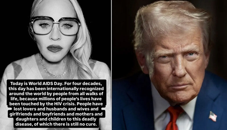 Madonna slammed the Trump