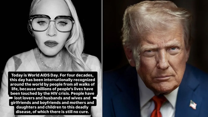‘Ridiculous and Absurd’: Madonna responds to Trump’s World AIDS Day reversal