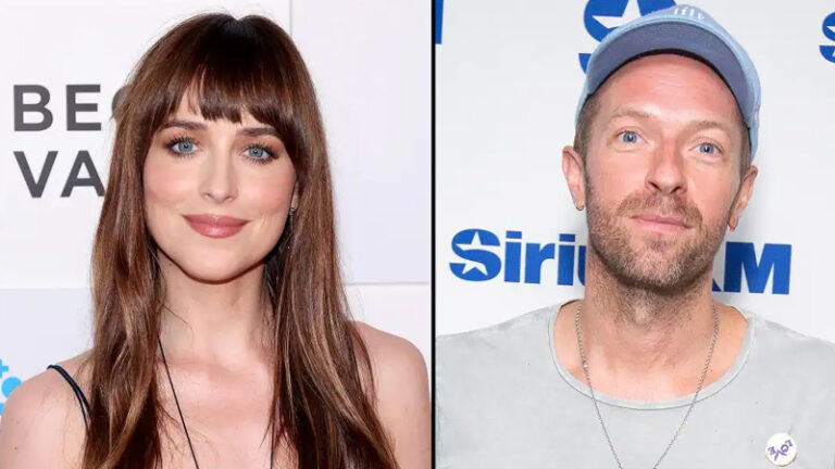 Dakota Johnson and Chris Martin
