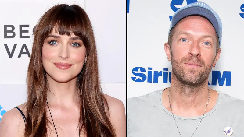 Dakota Johnson and Chris Martin