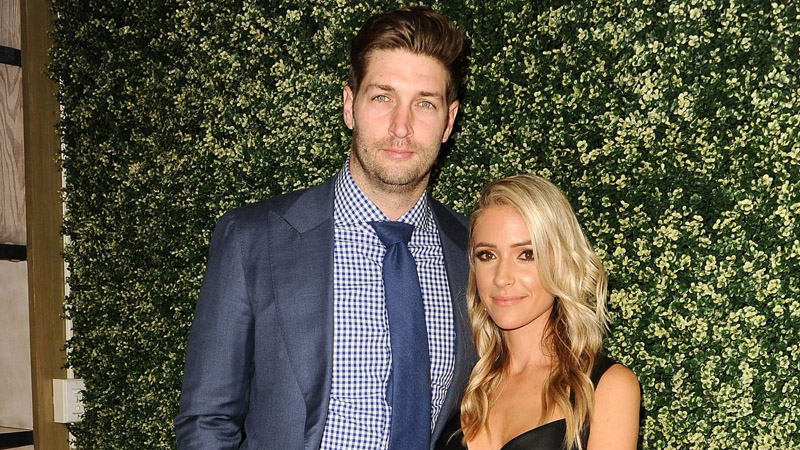 Jay Cutler and Kristin Cavallari attend the launch