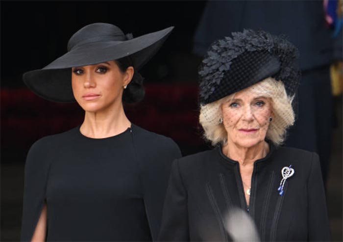 Queen Camilla with Meghan